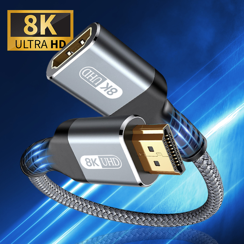 4K Media Player - 8K HDMI Verlengkabel HDMI 2.1 Man-vrouw
