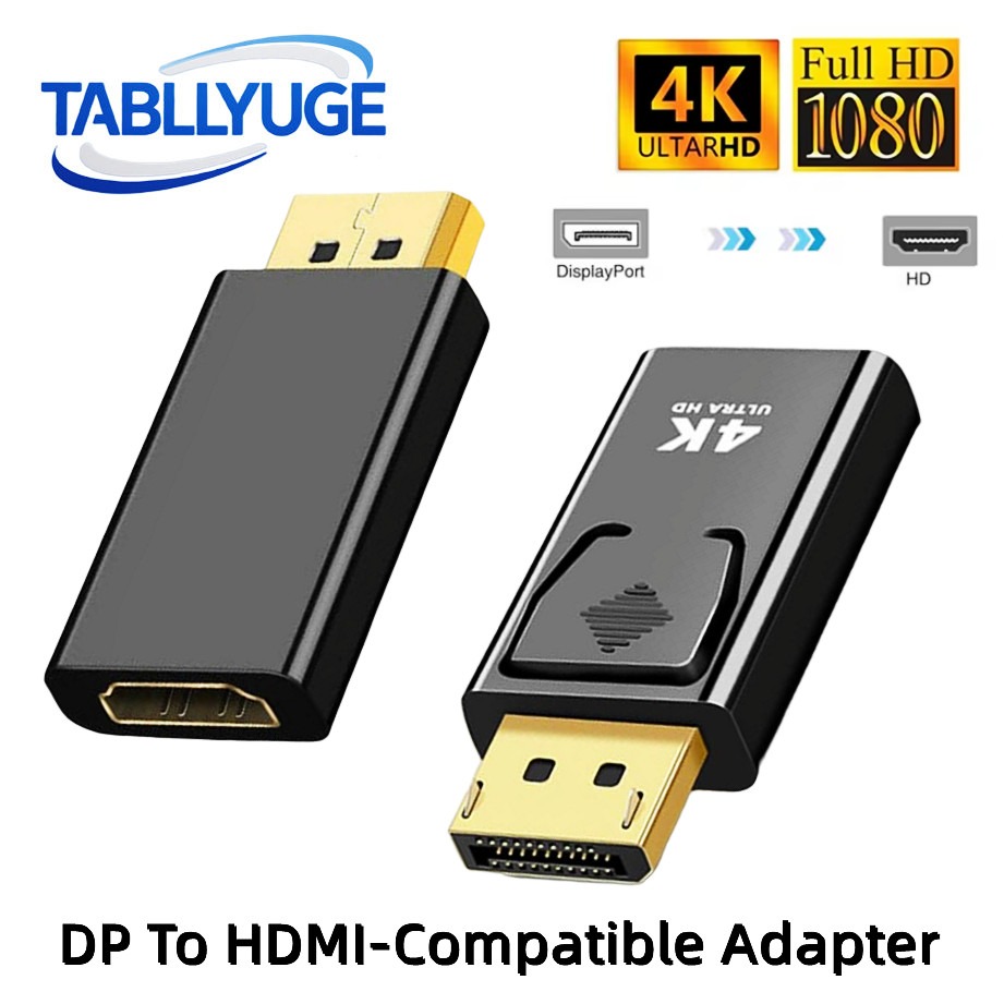 Home Cinema Projector - 4K/1080P DP DisplayPort naar HDMI-compatibele adapterconverter