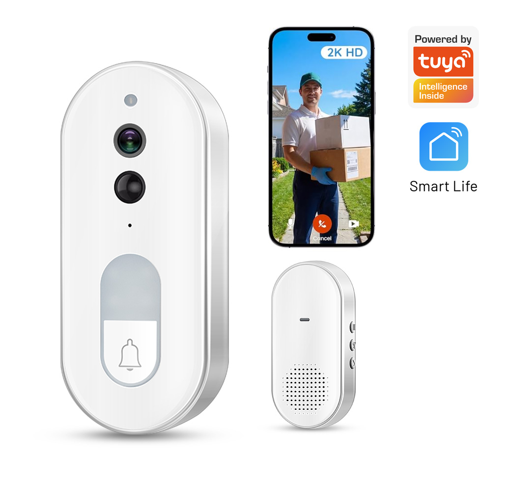 Home Cinema Alexa - Tuya Smart Video Deurbel Draadloos 1080P