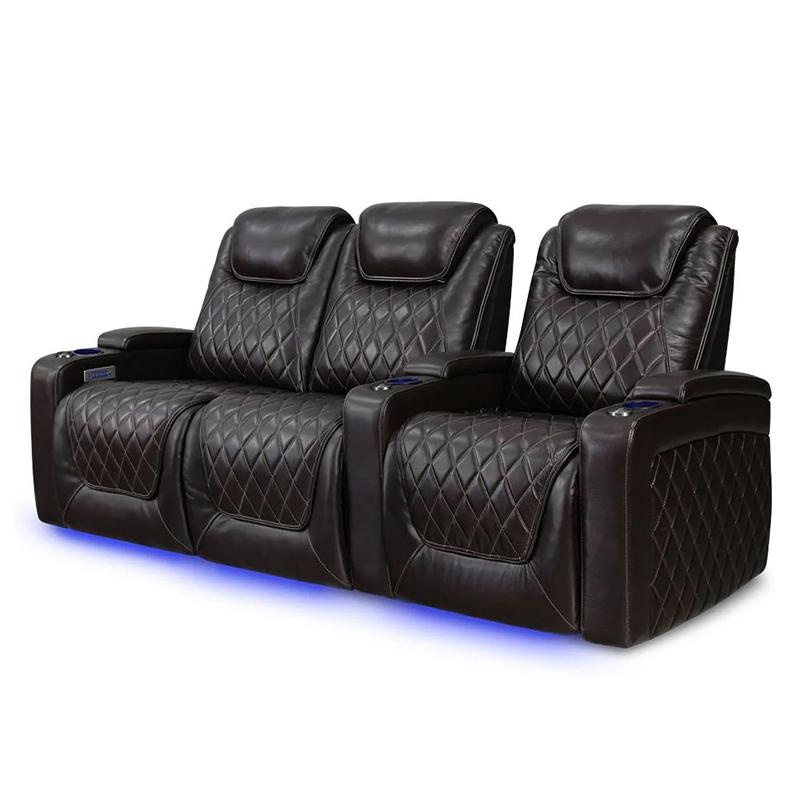 Home Cinema High End - Hoogwaardige elektrische leren bank voor privé-thuisbioscoop,