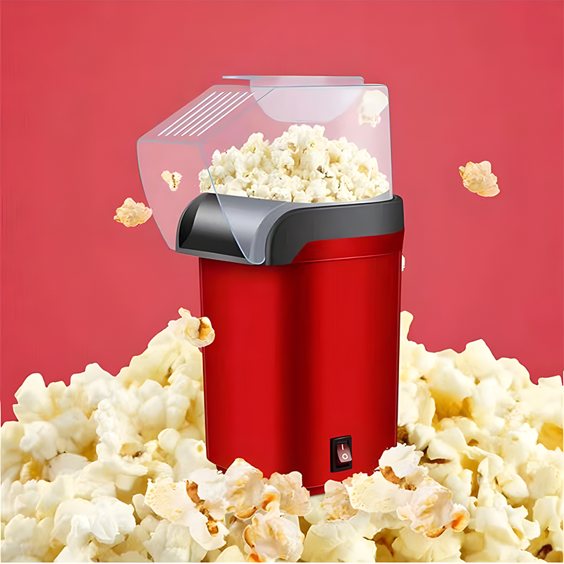 Popcorn Machine Home - Volautomatische Elektrische Luchtpopcornmachine Hoge Popping-Snelheid Mini