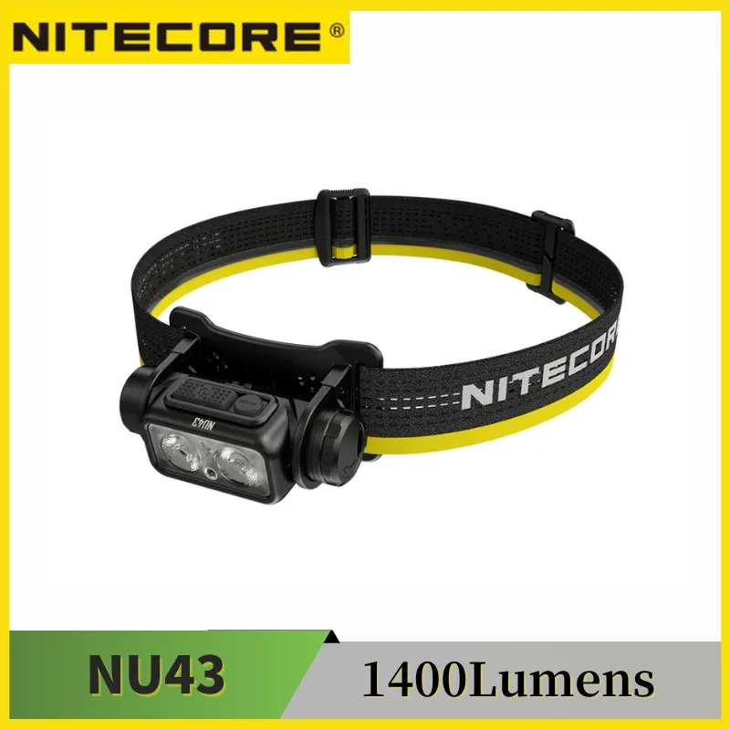 Home Cinema Imax - NITECORE NU43 18650 Oplaadbare koplamp 1400