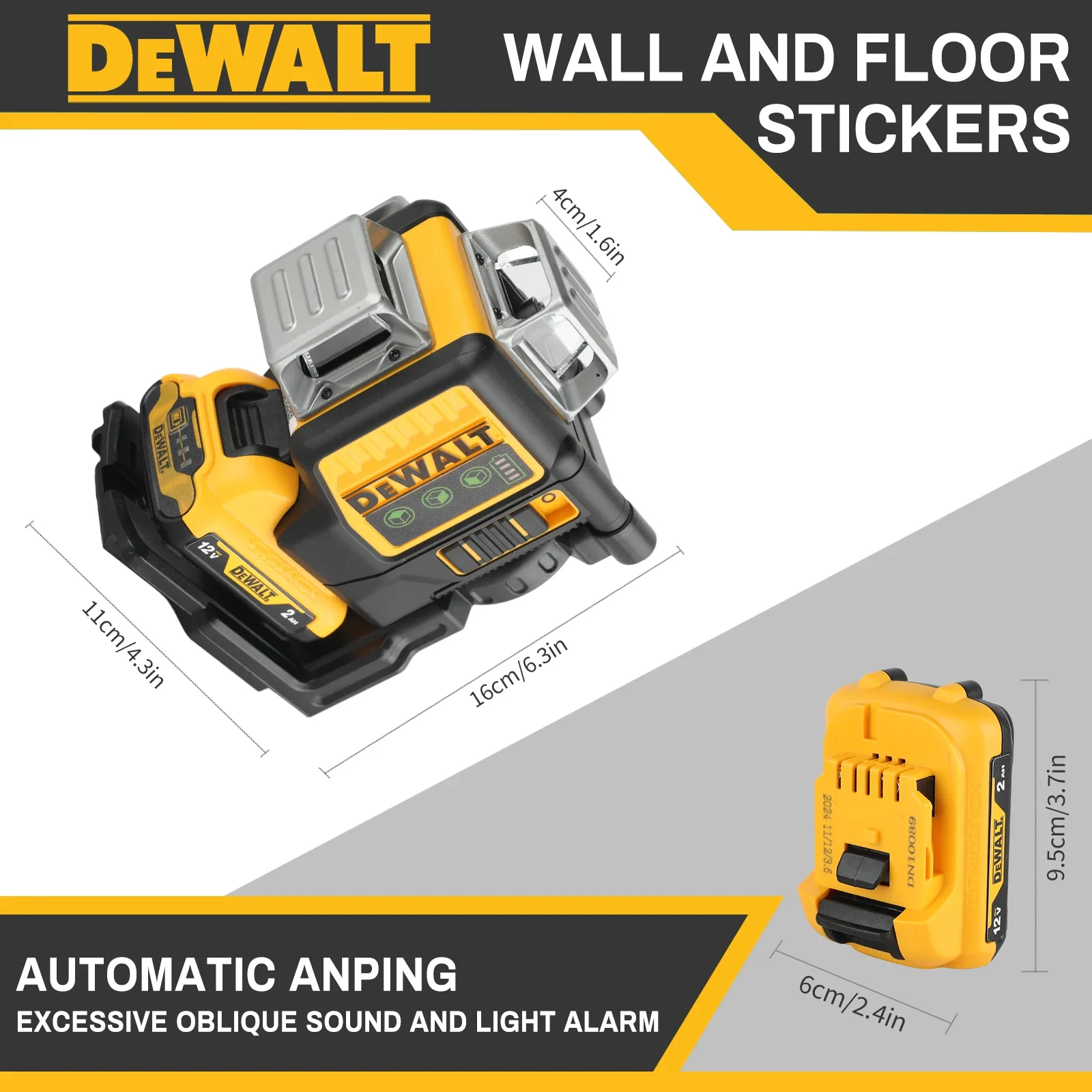 Home Cinema Imax - DEWALT DW089LG 12V MAX Groene 3x360