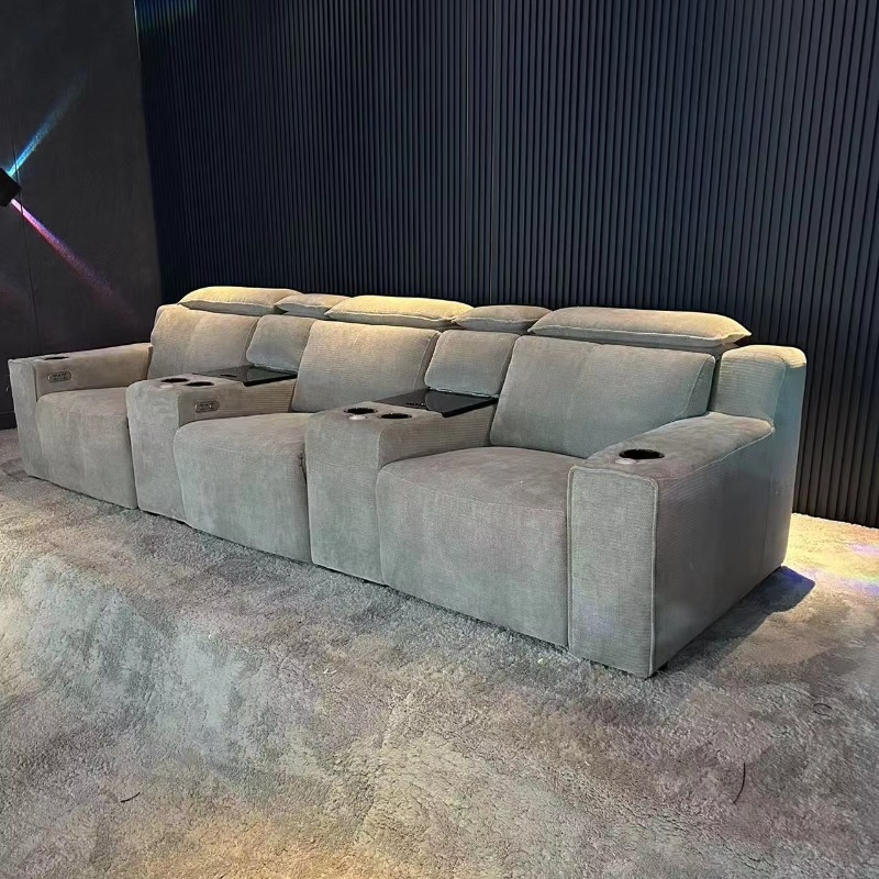 Moderne luxe bioscoopbank met  - Home Cinema High End recensie en prijs