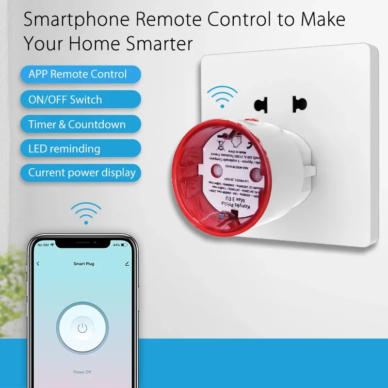 Tuya WiFi Smart Plug Socket EU - Home Cinema Alexa recensie en prijs