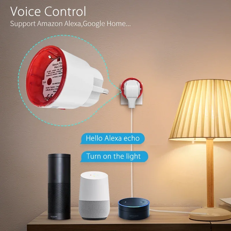 Tuya WiFi Smart Plug Socket EU - Home Cinema Alexa recensie en prijs