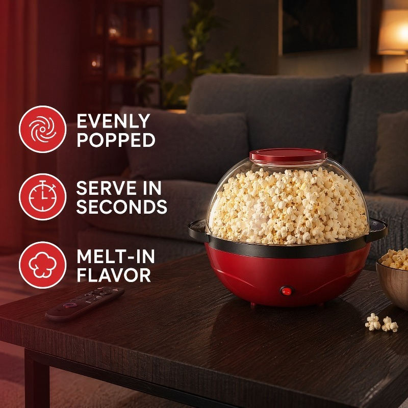 Popcornmachine 3.6L, Automatis - Popcorn Machine Home recensie en prijs