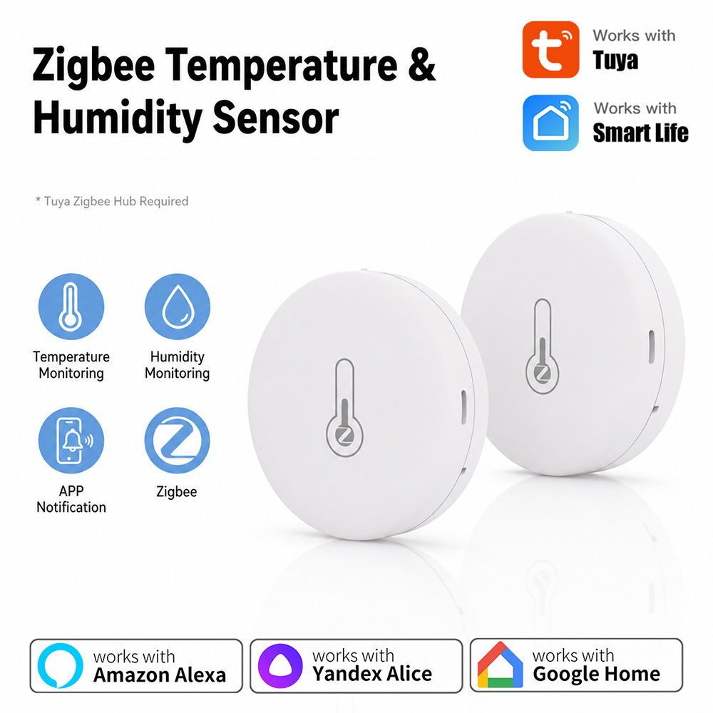 Tuya Zigbee temperatuur- en vo - Home Cinema Alexa recensie en prijs