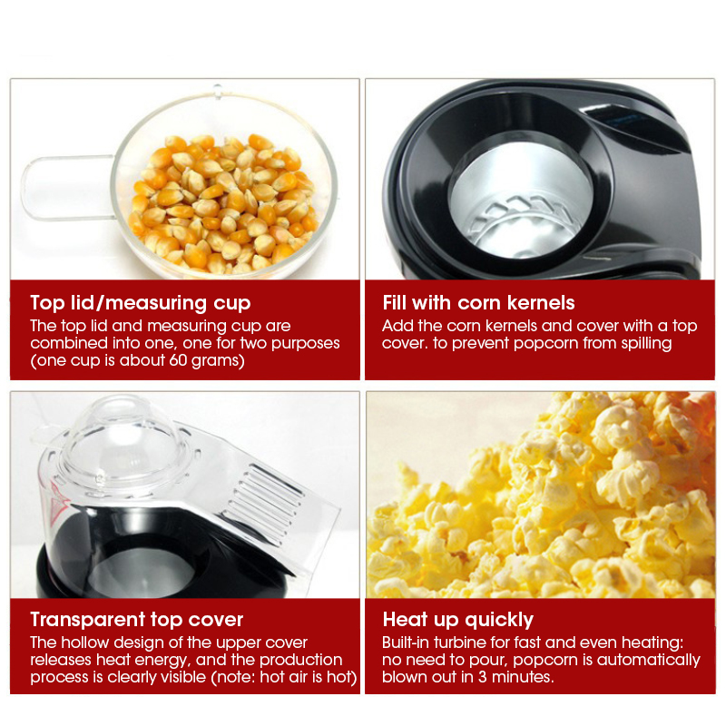 Volautomatische Elektrische Lu - Popcorn Machine Home recensie en prijs