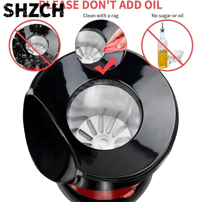 1200W Heteluchtpopcornmachine  - Popcorn Machine Home recensie en prijs