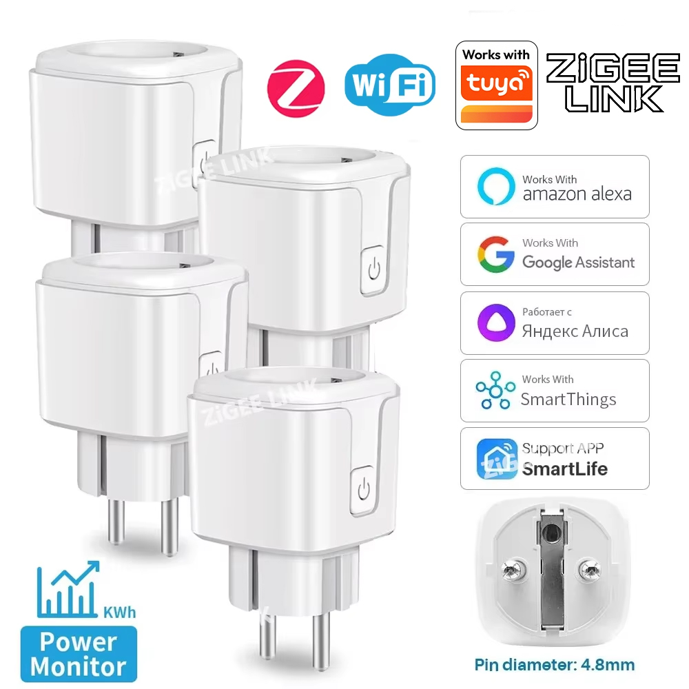 ZigBee EU-stekker 16A/20A Smar - Home Cinema Alexa recensie en prijs