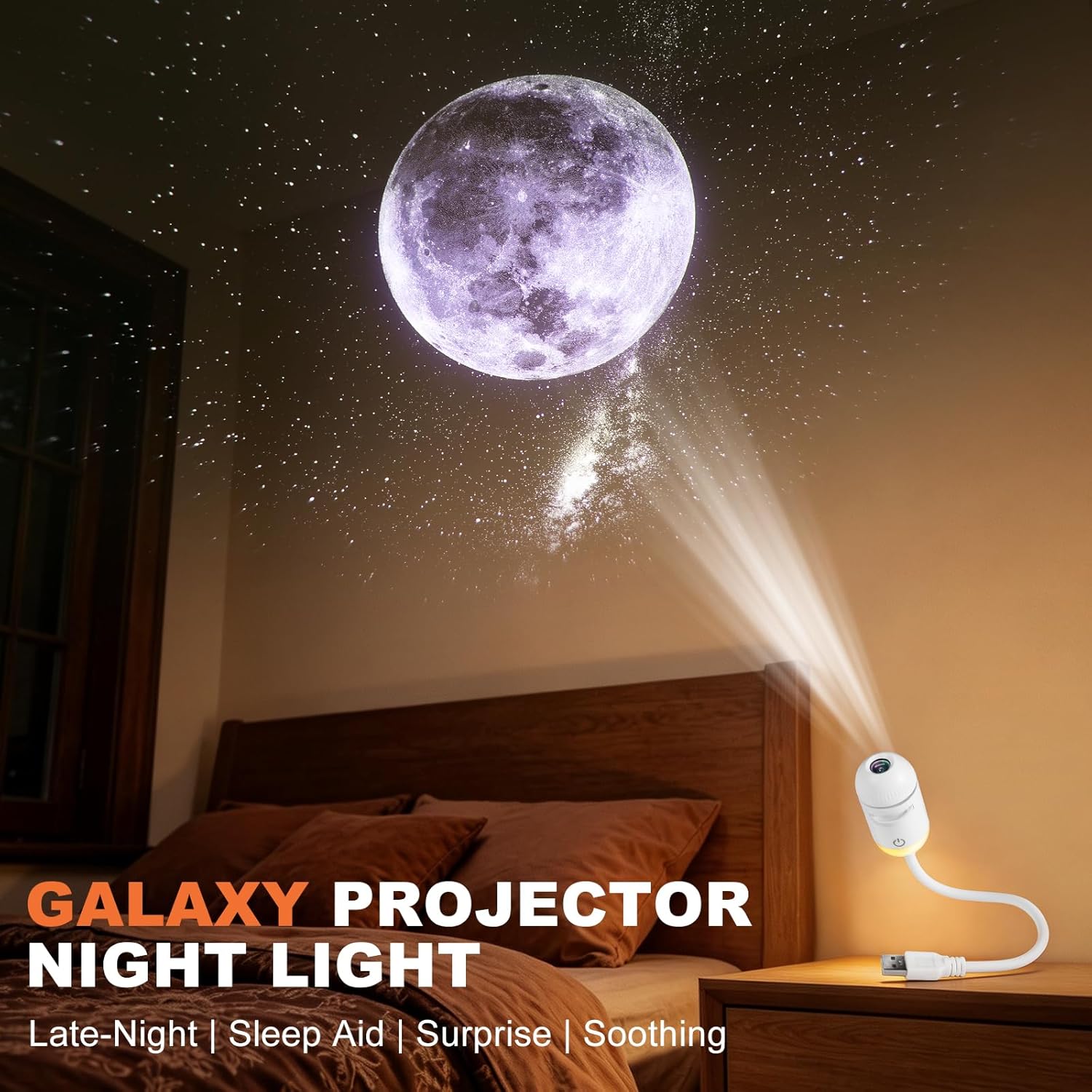 2-in-1 Galaxy Projector Nachtl - Home Cinema Projector recensie en prijs