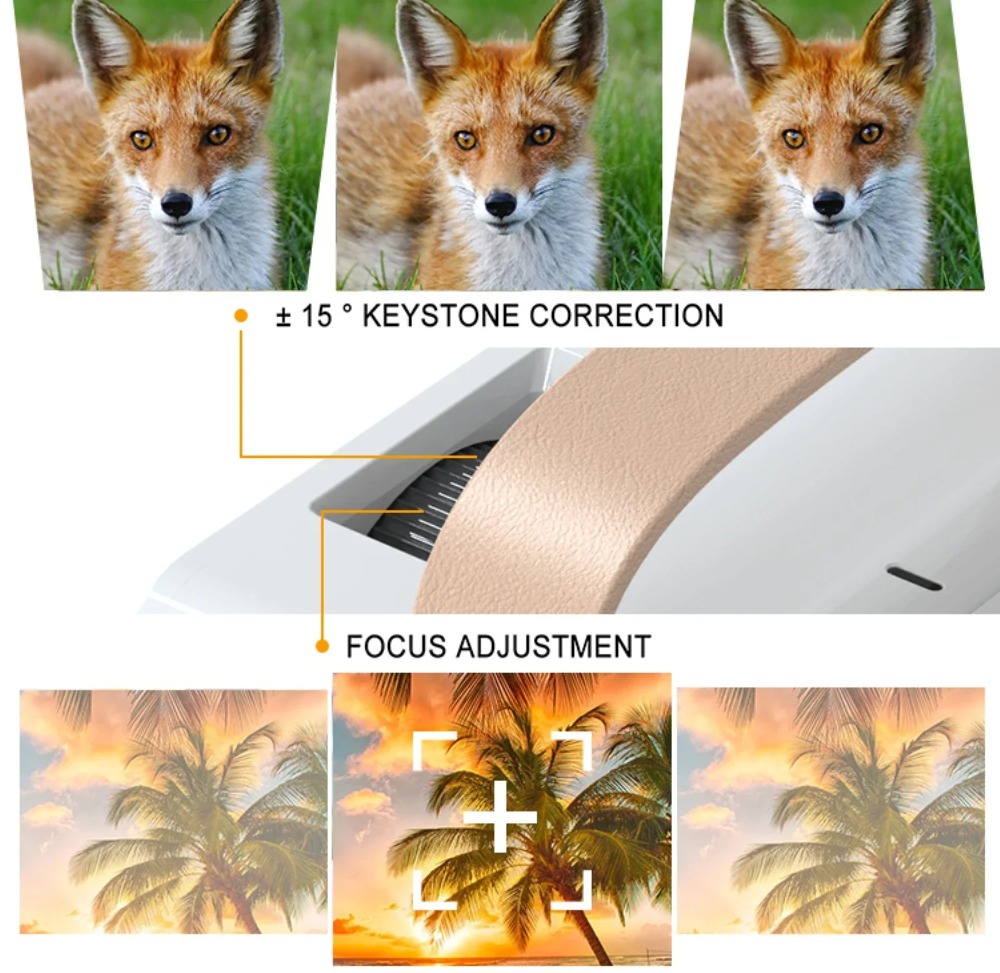 Draagbare slimme 4K-projector  - Home Cinema Projector recensie en prijs